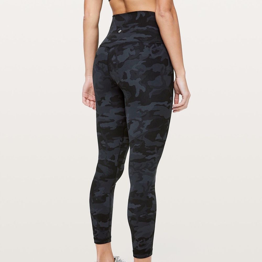 Lululemon Athletica Dark Camouflage Leggings